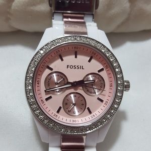 Fossil pink watch